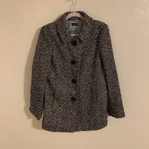 J.Crew Houndstooth Car Coat